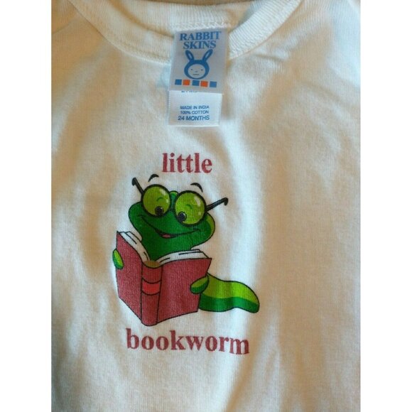 24 Mon Little Bookworm Onesie - Picture 2 of 2